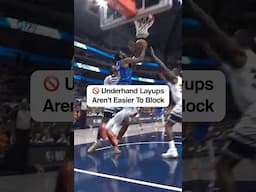 🚫 Underhand Layups Aren't Easier To Block