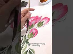 Painting Pink Peonies #chinesebrushpainting #watercolorpainting #relaxing #nature