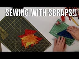 Using scraps to make a quilt! (Sewing Livestream Replay)