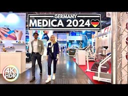 MEDICA 2024: Walking Tour of the World's Largest Medical Exhibition in Düsseldorf Germany! 4K HDR