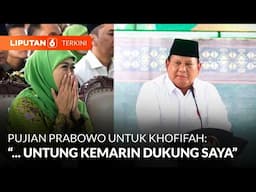 Momen Prabowo Puji Khofifah sebagai Pemimpin yang Luar Biasa di Kongres Muslimat NU | Liputan 6