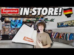 I Went Shopping at Supreme Berlin Store! (They Recognized Me?)