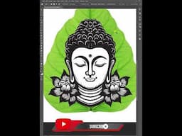 Photoshop Tricks - Edit Image With Create Clipping Mask Tool - Buddha #Artisa 23