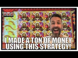 This Slot Machine STRATEGY made me a TON of MONEY!