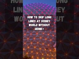 Skipping long Disney World waits with rides with single rider lines #disneytips #disney #disneyworld