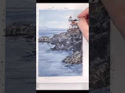 My Favorite Watercolor Hack for painting  rocks!!🪨New #everydaywatercolor