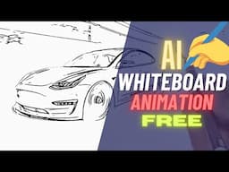 How to Make Whiteboard Animation Video for Free using Canva AI | Canva Tutorial