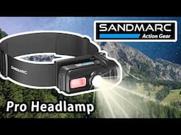 The Most LIGHTWEIGHT Hiking Headlamp Designed in US? | Sandmarc Pro Headlamp Review