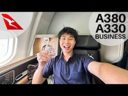 24 HOURS Onboard QANTAS BUSINESS CLASS