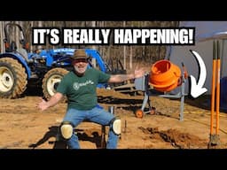 It's REALLY Happening! | Solar Carport PROGESS | Rambling