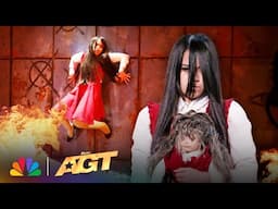 Don't Watch Sacred Riana If You're Scared Of The Dark (All Performances) | America's Got Talent