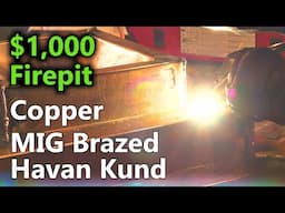 COPPER Havan Kund MIG Brazed with the HTP Pro Pulse 220 MTS