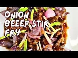 Stir Fry Beef recipe |  Beef And Onion Recipe Tender and juicy beef !