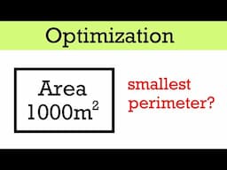 Find the dimensions of a rectangle with an area of 1000 m^2 whose perimeter is as small as possible.