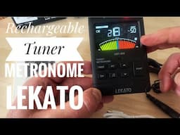 Lekato Rechargeable Tuner Metronome - Guitar Bass Violin Ukulele Review