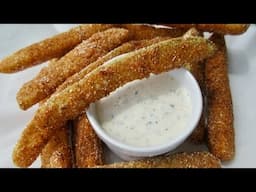 Homemade FRIED DILL PICKLE SPEARS W/ RANCH DIP Recipes