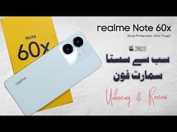 realme Note 60X Unboxing and Review | realme Note 60X Budget Smartphone | Price in Pakistan