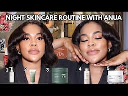 THE BEST K-beauty skincare products? Anua Nighttime Skincare Routine: Get Glowing Skin Before Bed!