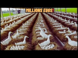 Modern Farm to Factory Millions Of Eggs | Duck Farming Technology