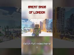 Great Smog of London Portrayed by Minecraft