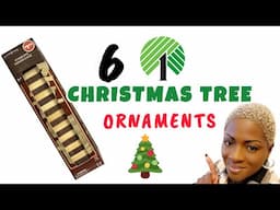 Dollar tree tumbling blocks Christmas tree ornaments