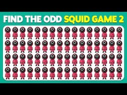 Find the ODD One Out - Squid Game 2 🐙🦑🎮 | 40 Levels | Find The Difference | Guess The Voice