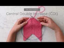 Central Double Increase (CDI) | Purl Soho