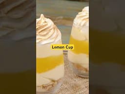 Easy, quick and delicious Lemon Cheesecake in a cup.