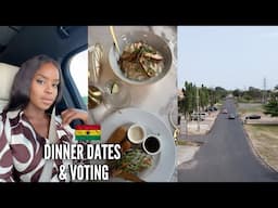 LIVING IN GHANA | VOTING, DINNER DATES & SHOPPING IN ACCRA, GHANA