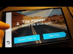 How to get rid of a stuck Saved Trip in a Garmin DriveSmart