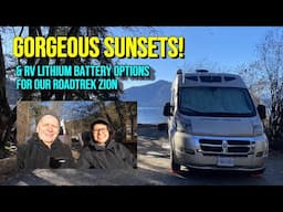 Winter Waterfront Camping on BC's West Coast & Lithium Batteries Chat