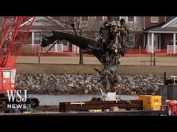 Watch: Fatal Crash Black Hawk Helicopter Pulled From Potomac River | WSJ News