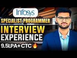 Infosys Specialist Programmer Interview Experience | Complete Strategy🔥