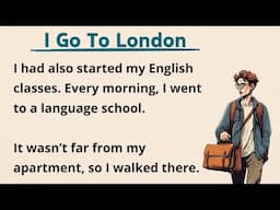 I Go to London | Learn English Through Story Level 2 | Graded Reader | Improve your English