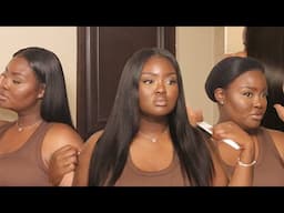 Beginner Friendly! New Natural V Part Wig Step By Step Install | UNice