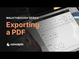 Walkthrough Series: Exporting a PDF