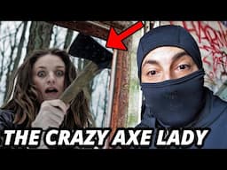 CRAZY WOMAN WITH AN AXE ATTACKED ME IN ABANDONED FACTORY GONE WRONG!