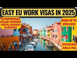 5 Easiest Countries to Get a Work Visa | Moving to Europe | Europe Work Visa | Dream Canada