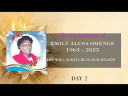 CELEBRATING THE LIFE OF EMILY ALUSA OMENGE