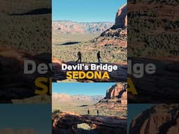 🤩 Devil's Bridge in Sedona - Arizona 🏜 Watch Full Guide 👆 #Sedona #SedonaArizona #sedonaaz