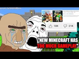 “Old Minecraft is better because it has LESS GAMEPLAY (pt 2)” Sipover’s video got even more Pathetic