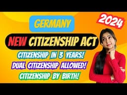 Germany: New Citizenship Rules Are Finally Here | Citizenship in 3 years | Dual Passport