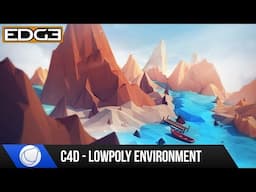 Cinema 4D Tutorial for Beginners - How to Create a Low Poly Environment