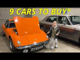 The 9 retro cars a 6 year old chooses at Morris Leslie Classic Car Auction