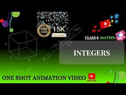 Class 6 || Maths || Integers || Animation || in English