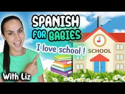 Fun at Preschool with Spanish ABCs, Colors, Shapes & More! | Clean Up Song | Managing Good-Byes