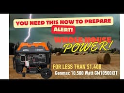 Genmax Tri-Fuel 10,500 watt Open Frame Inverter!  GM10500XiT