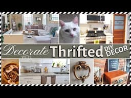 THRIFT FLIP HOME DECOR ON a BUDGET | hOmE TouR  - DECORATE WITH FURNITURE FLIPS & DECOR MAKEOVERS