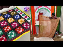 How to make Rajwadi quilt from bed sheet