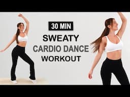 30 MIN SWEATY CARDIO DANCE HIIT Workout | All Standing | All Levels | Full Body Fat Burn